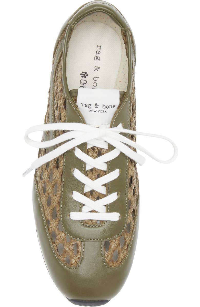 rag & bone Retro Runner Slim Sneaker, Alternate, color, Loden Woven