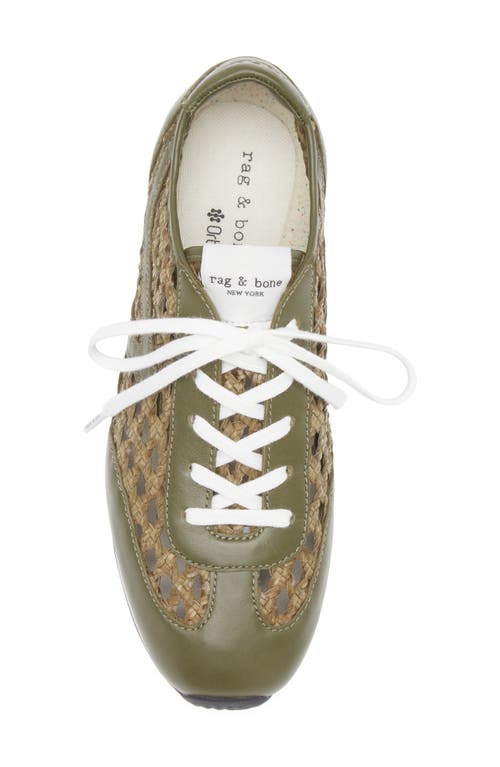 Rag & Bone Women's Retro Running Sneakers In Loden Woven
