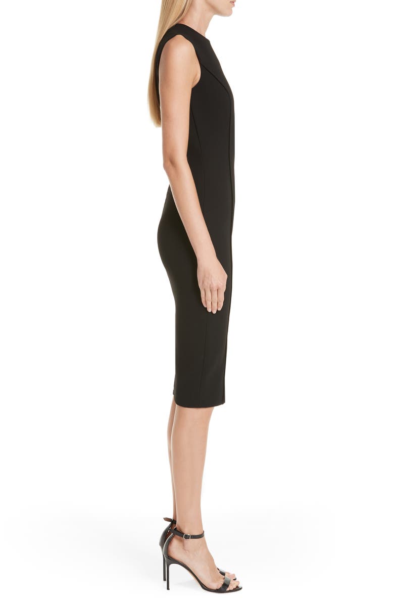 Victoria Beckham Back Zip Body-Con Dress, Alternate, color, 