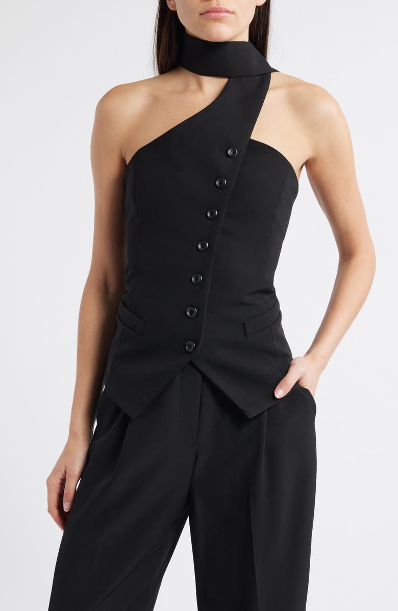 Pixie Market Mara Choker Neck Sleeveless Top, Main, color, 