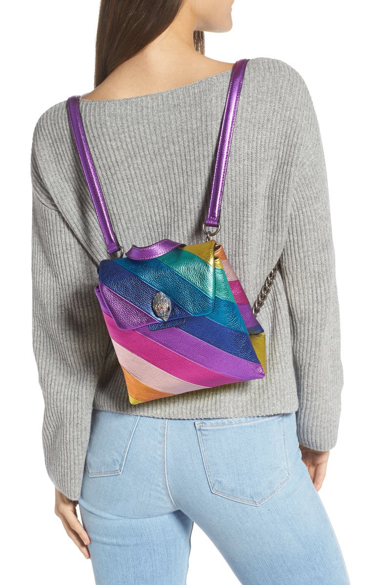 Kurt Geiger London Small Kensington Leather Backpack, Alternate, color,