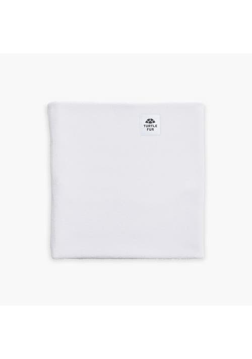 Turtle Fur Double-layer Fleece Neck Warmer In White