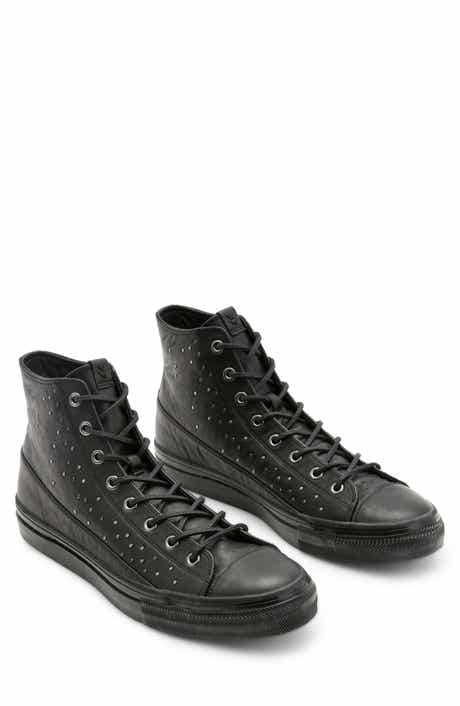 John Varvatos 315 Vulcanized Studded High Top Sneaker