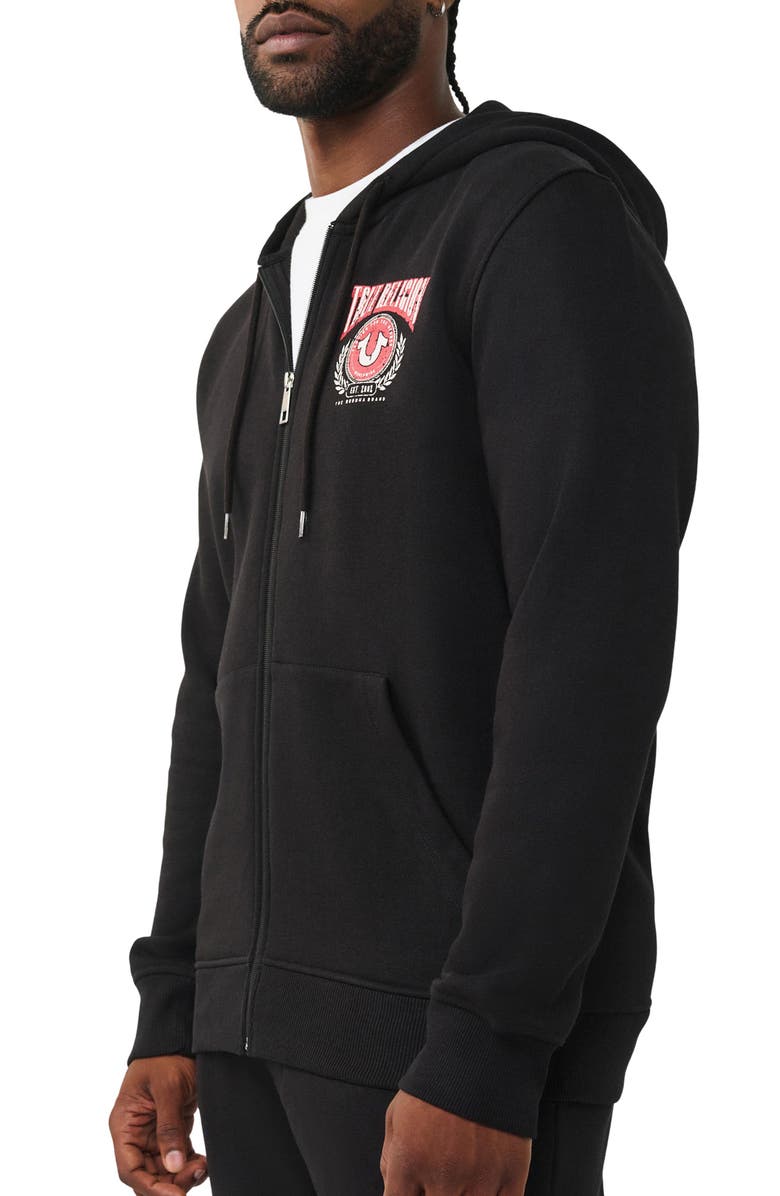 True Religion Zip Hoodie, Alternate, color, 