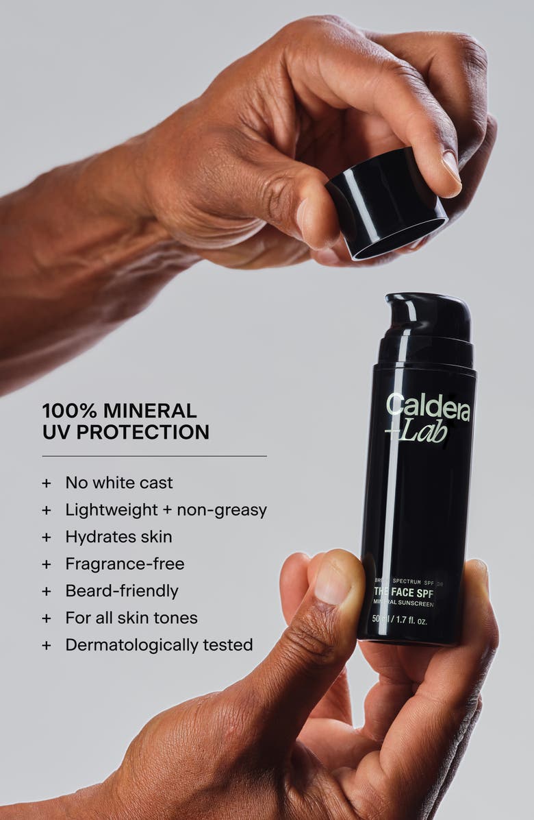 Caldera + Lab The Face SPF Mineral Sunscreen SPF 30, Alternate, color, 