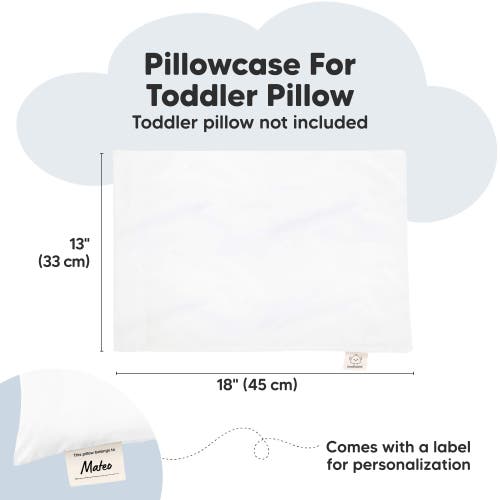 Keababies My Little Dreamy [protect+] Waterproof Pillowcase In Soft White