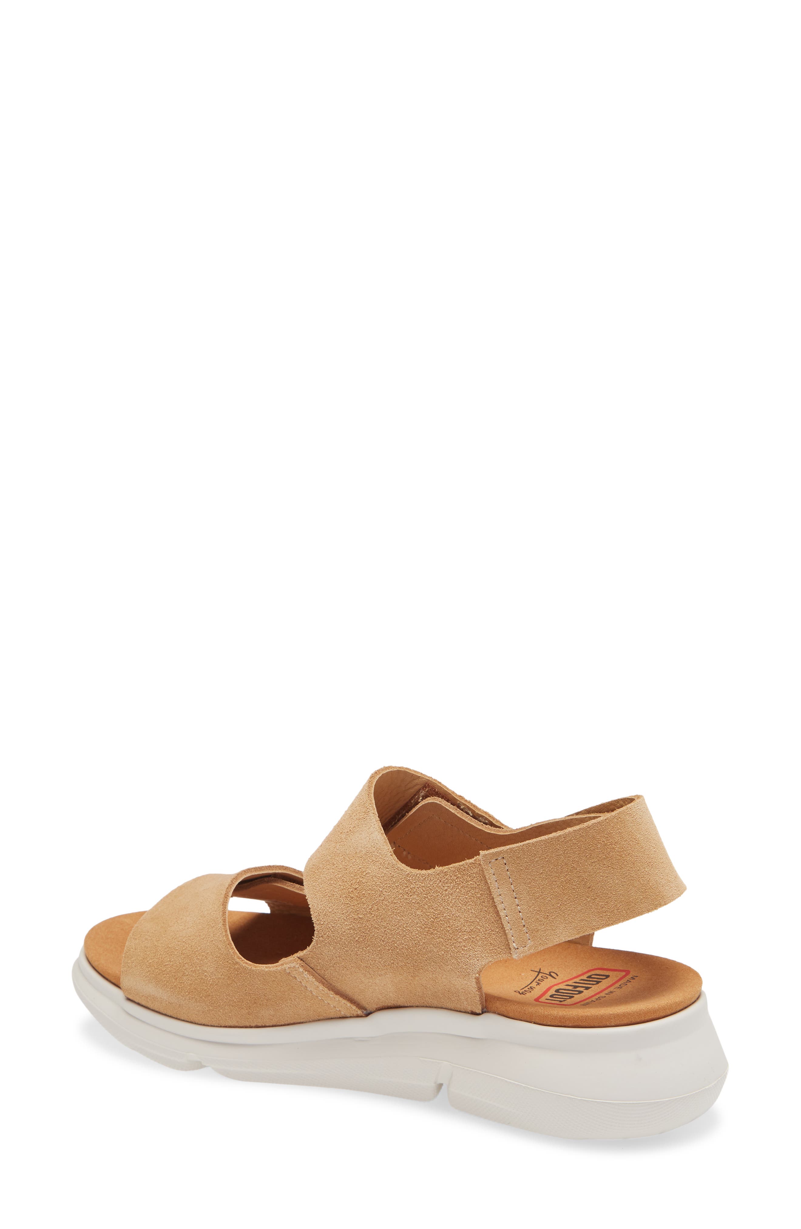 On Foot Wedge Sandal, Alternate, color, 