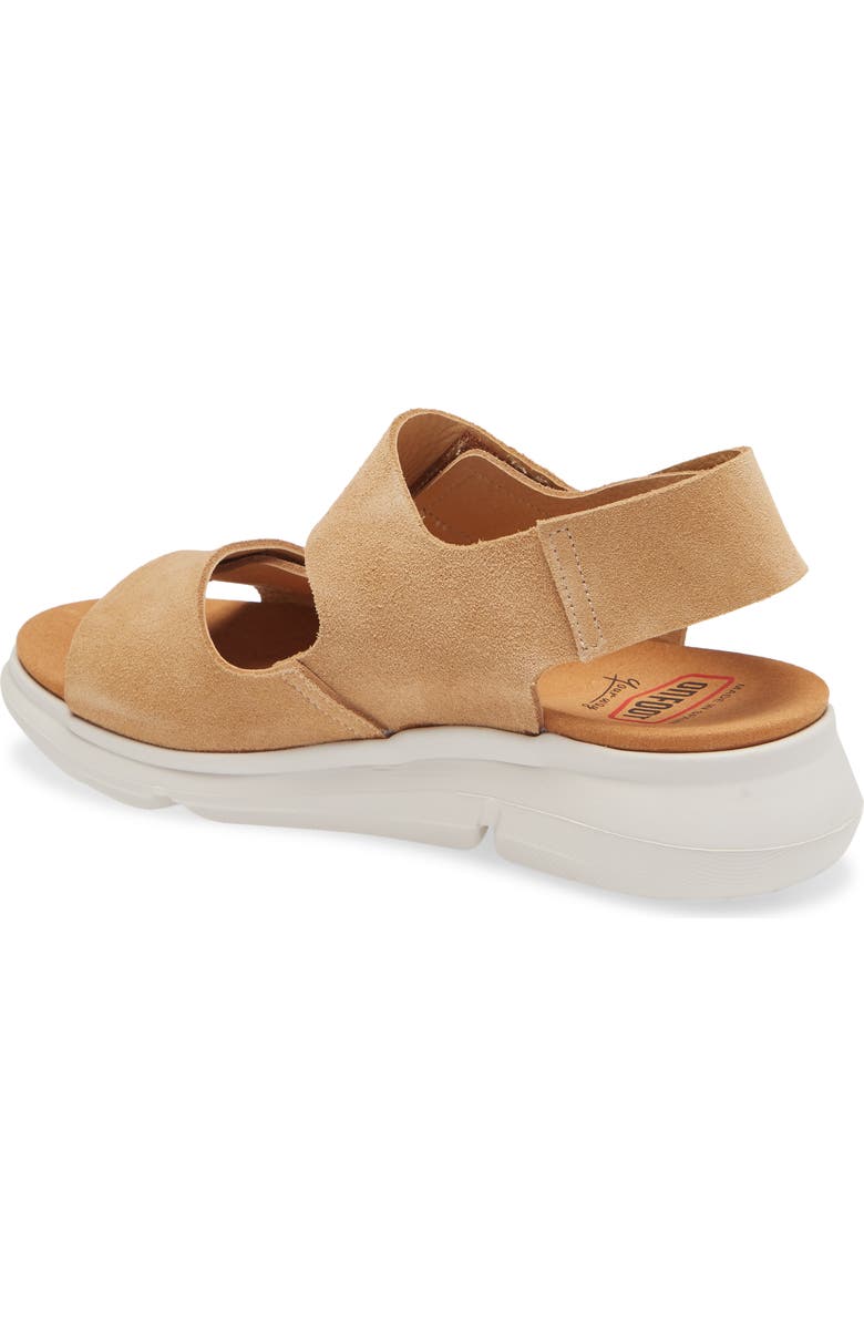 On Foot Wedge Sandal, Alternate, color,