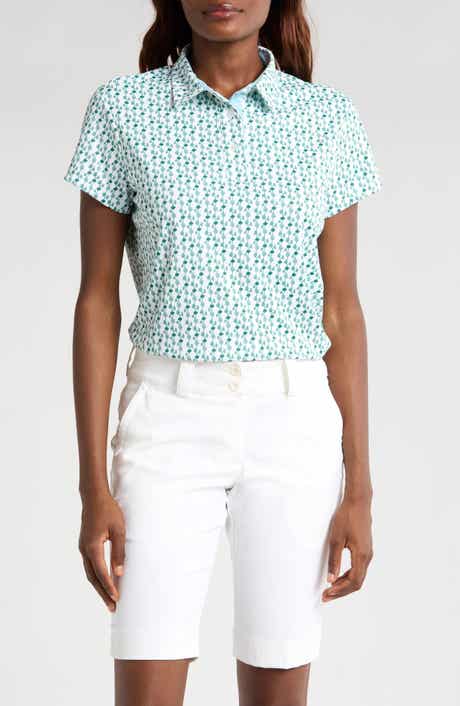 Swannies Tori Print Polo Shirt
