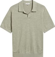 Madewell Johnny-Collar Cotton Slub Sweater Polo