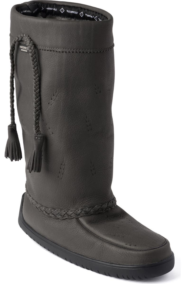 Manitobah Mukluks Tamarack Waterproof Genuine Shearling Boot, Main, color,