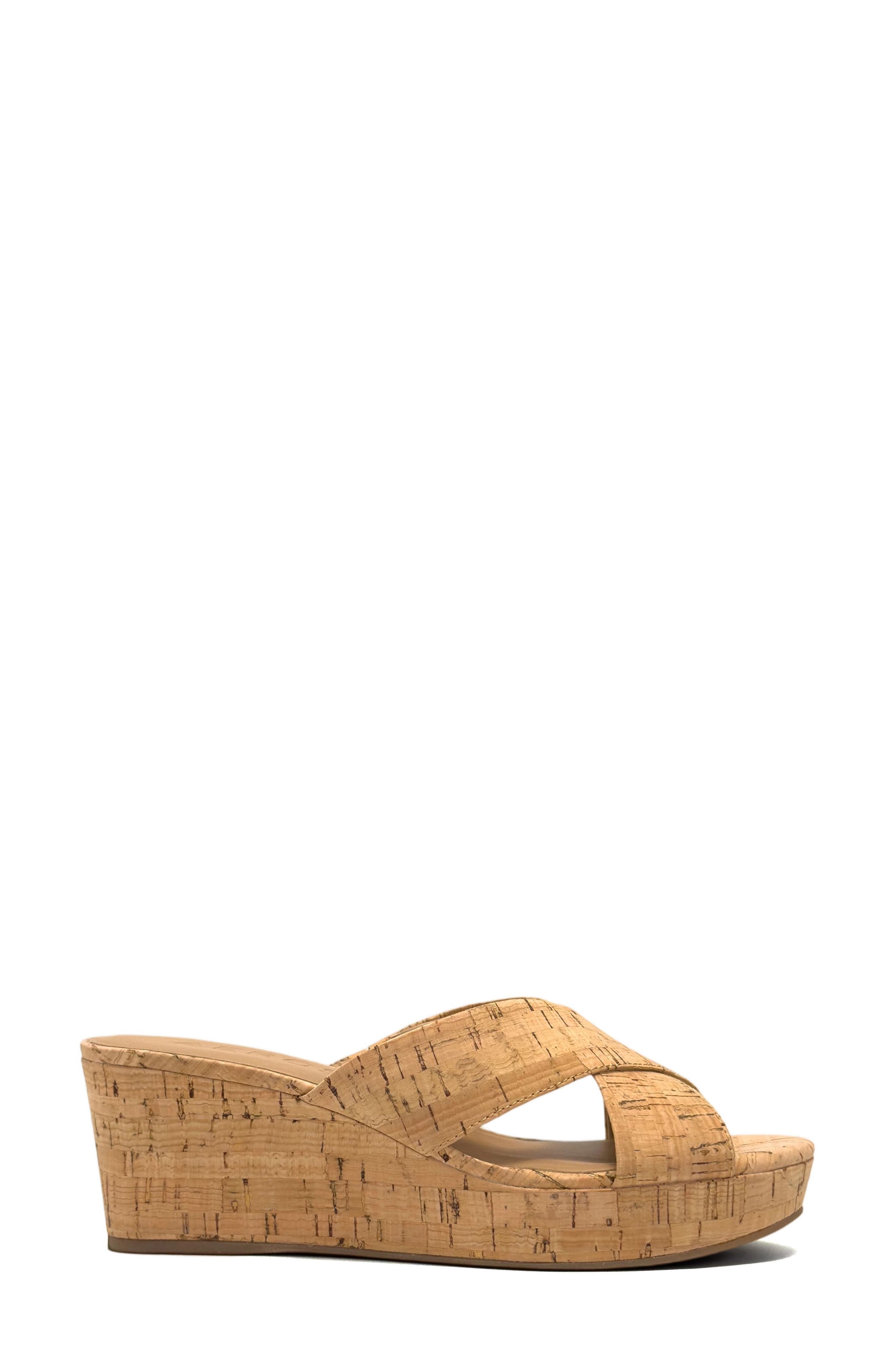 Aerosoles Cruis Platform Wedge Sandal, Alternate, color, Natural