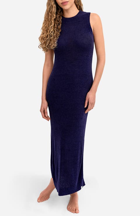 Knit Slit Hem NIghtgown