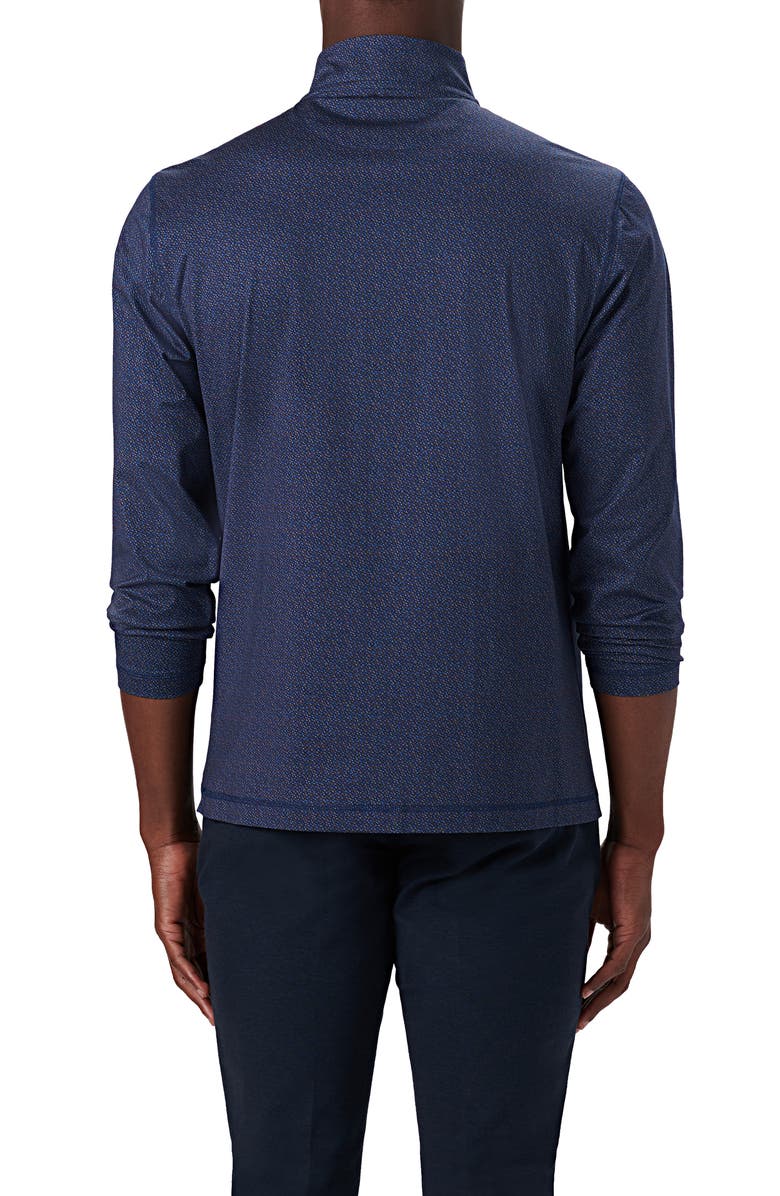 Bugatchi OoohCotton<sup>®</sup> Quarter Zip Pullover, Alternate, color,