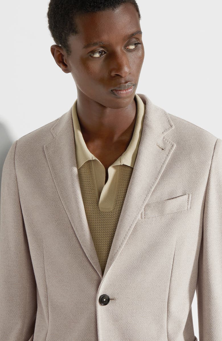 ZEGNA Jerseywear Cotton Sport Coat, Alternate, color, 