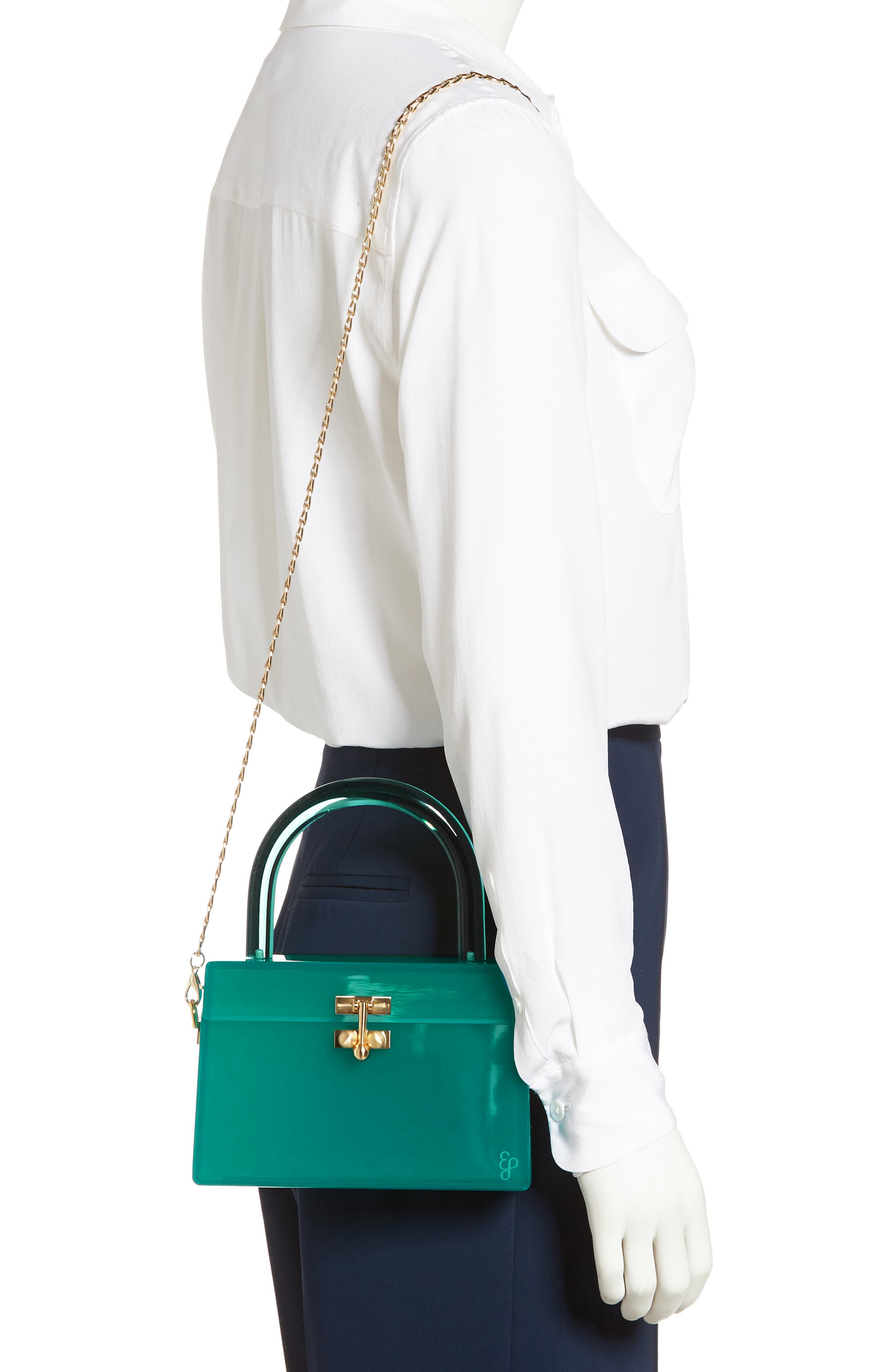 Edie Parker Miss Mini Acrylic Box Bag, Alternate, color, 