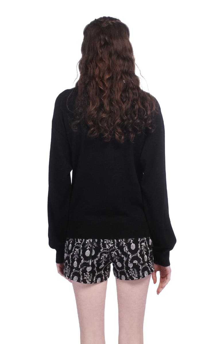 Anna Sui Love Knitwear Sweater, Alternate, color, Black Multi