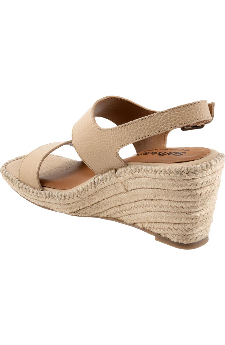 SoftWalk<sup>®</sup> Hartley Espadrille Wedge Sandal, Alternate, color, Beige