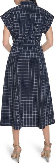 Big Check Shirtdress