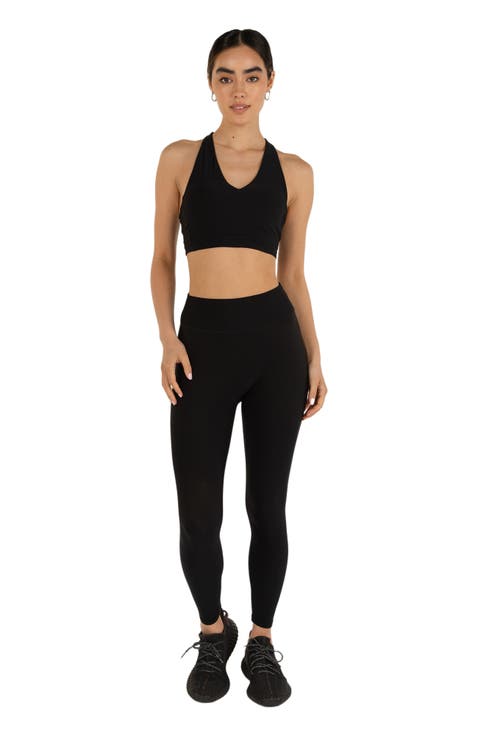 Hybrid Fleece Leggings High Waist 25"