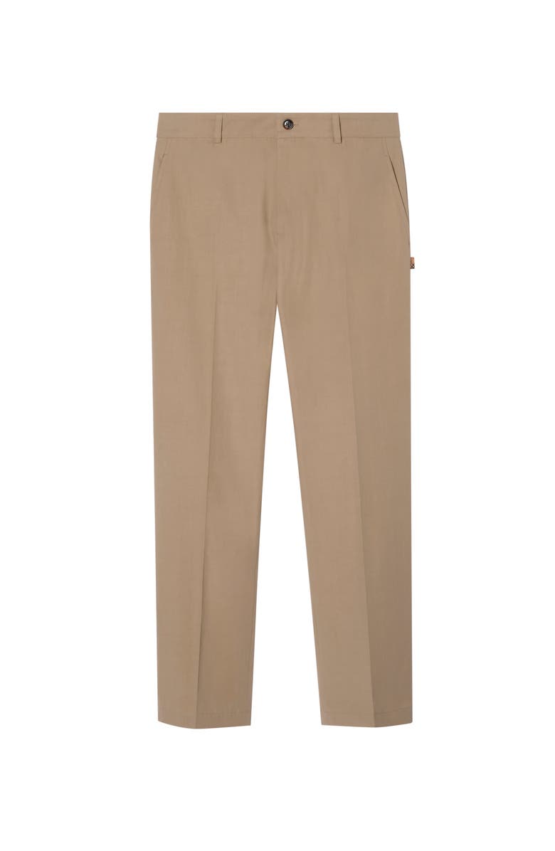 Burberry Cotton Twill Chinos, Main, color, Saltmarsh Beige