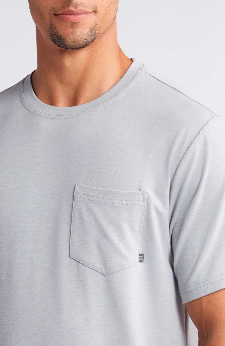 Free Fly Flex Performance Pocket T-Shirt, Alternate, color, Heather Aspen Grey