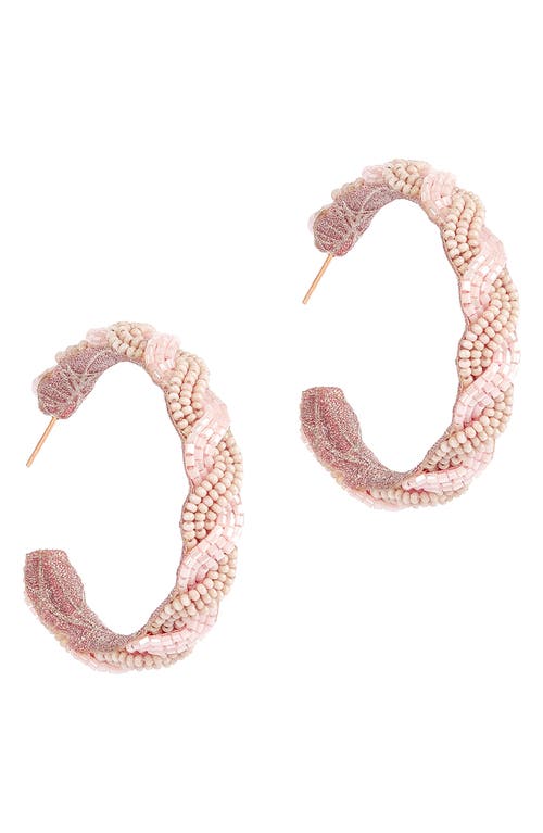 Deepa Gurnani Killian Beaded Hoop Earrings