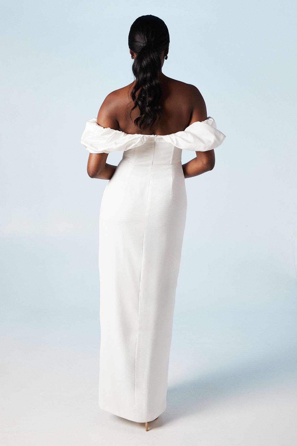 Corset Sleeve Wedding Dress - image 2