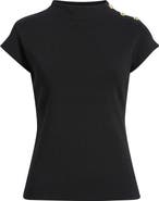 Elie Tahari The Katy Button Detail Sweater