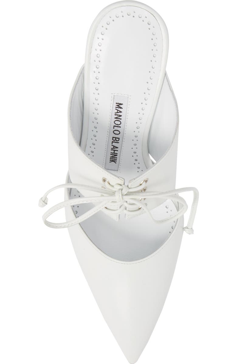 Manolo Blahnik Torinettamu Lace-Up Mule, Alternate, color,