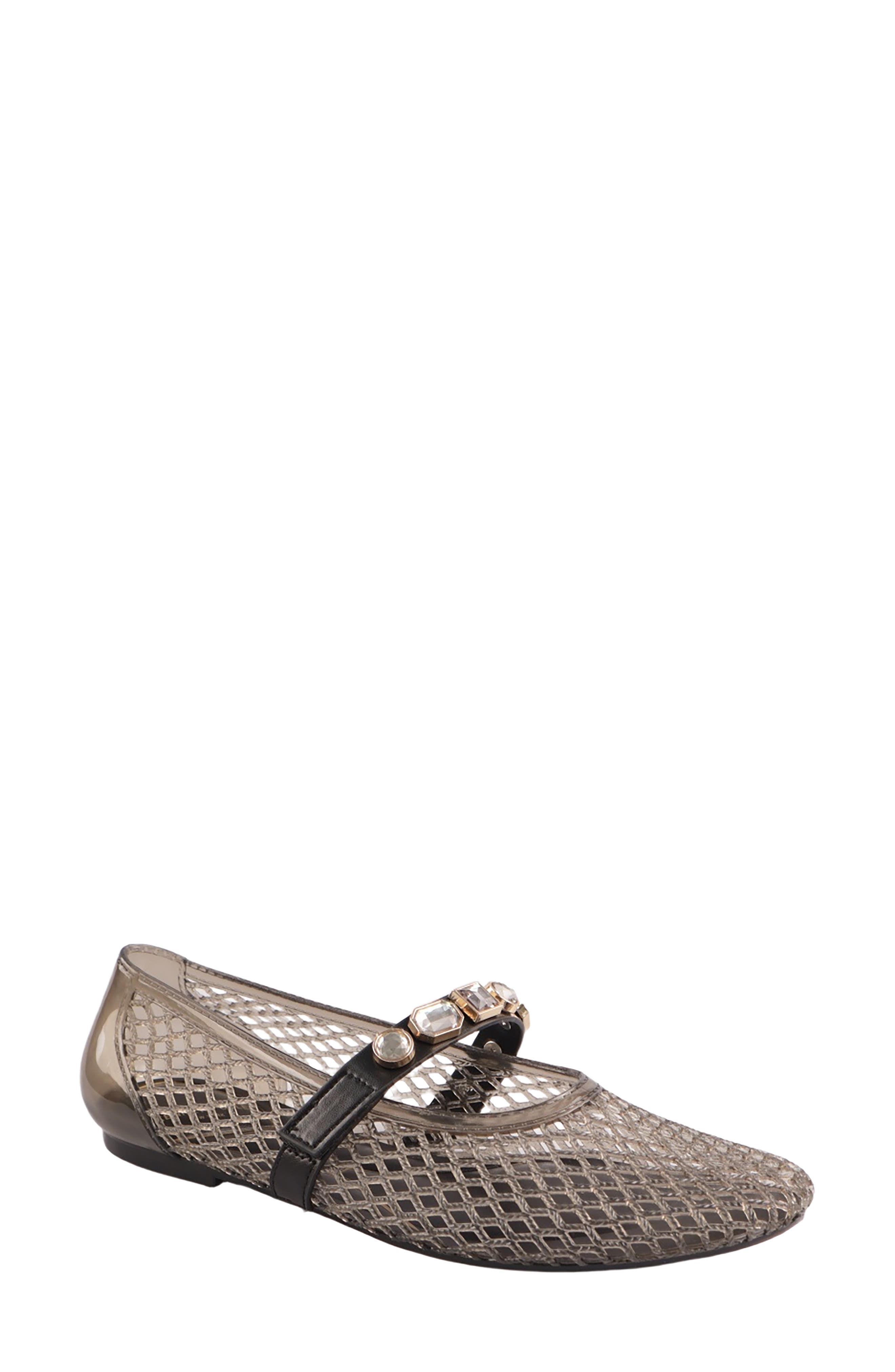 Kenneth Cole Jazzy Jelly Flat, Main, color, Smoke