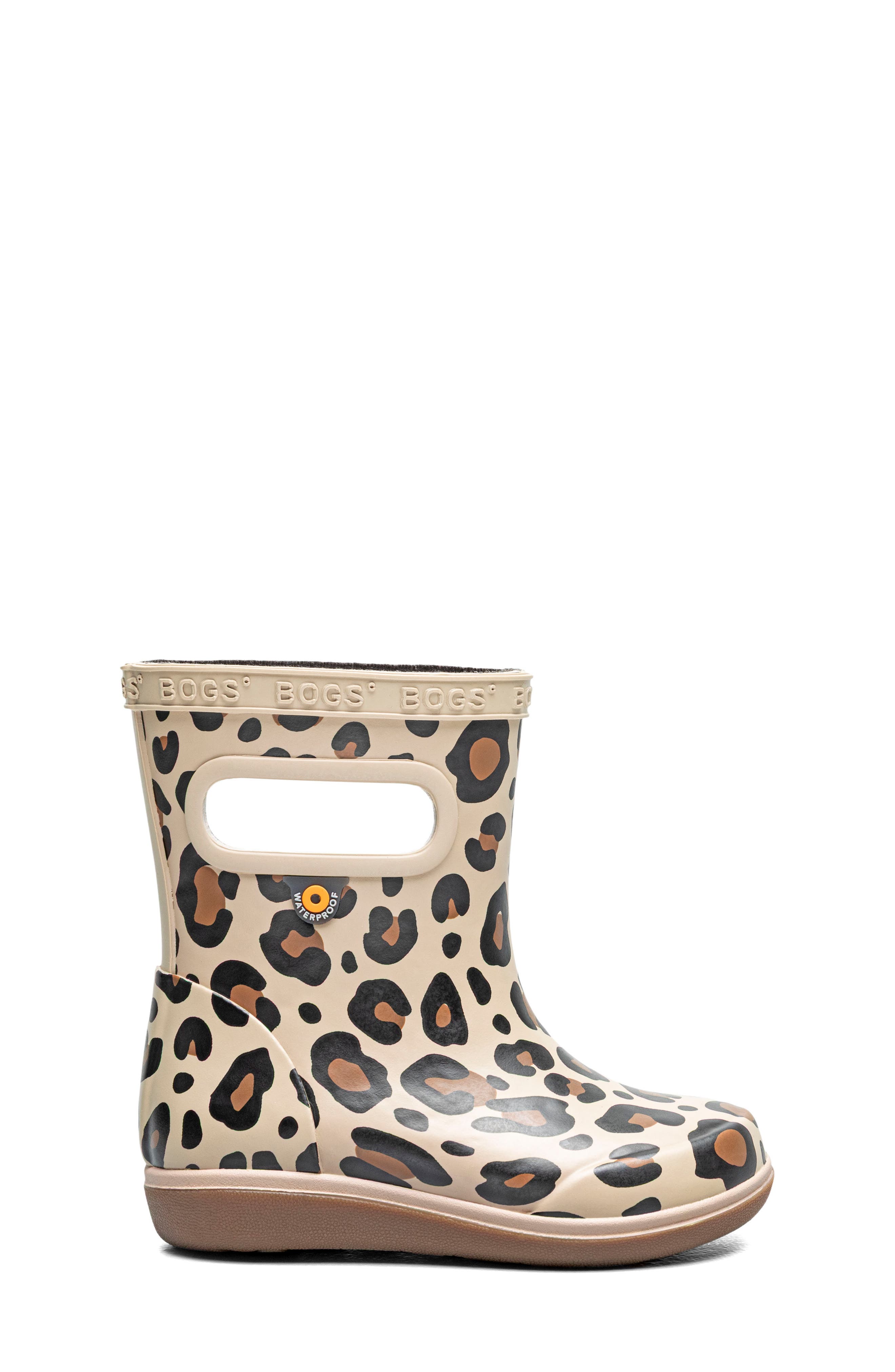 Kids' Skipper II Leopard Rain Boot, Alternate, color, TAUPE MULTI