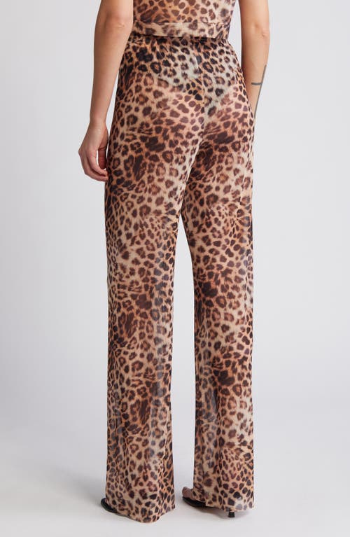 GOOD AMERICAN GOOD AMERICAN MESH WIDE LEG PANT 