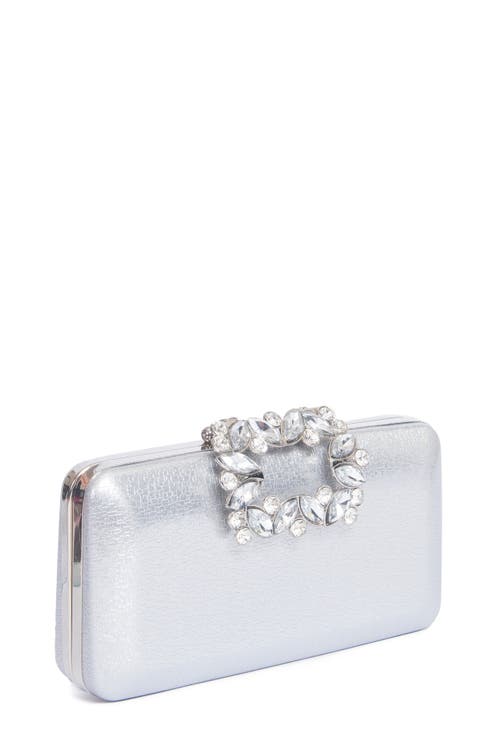 Lauren Lorraine Spring Clutch In Silver