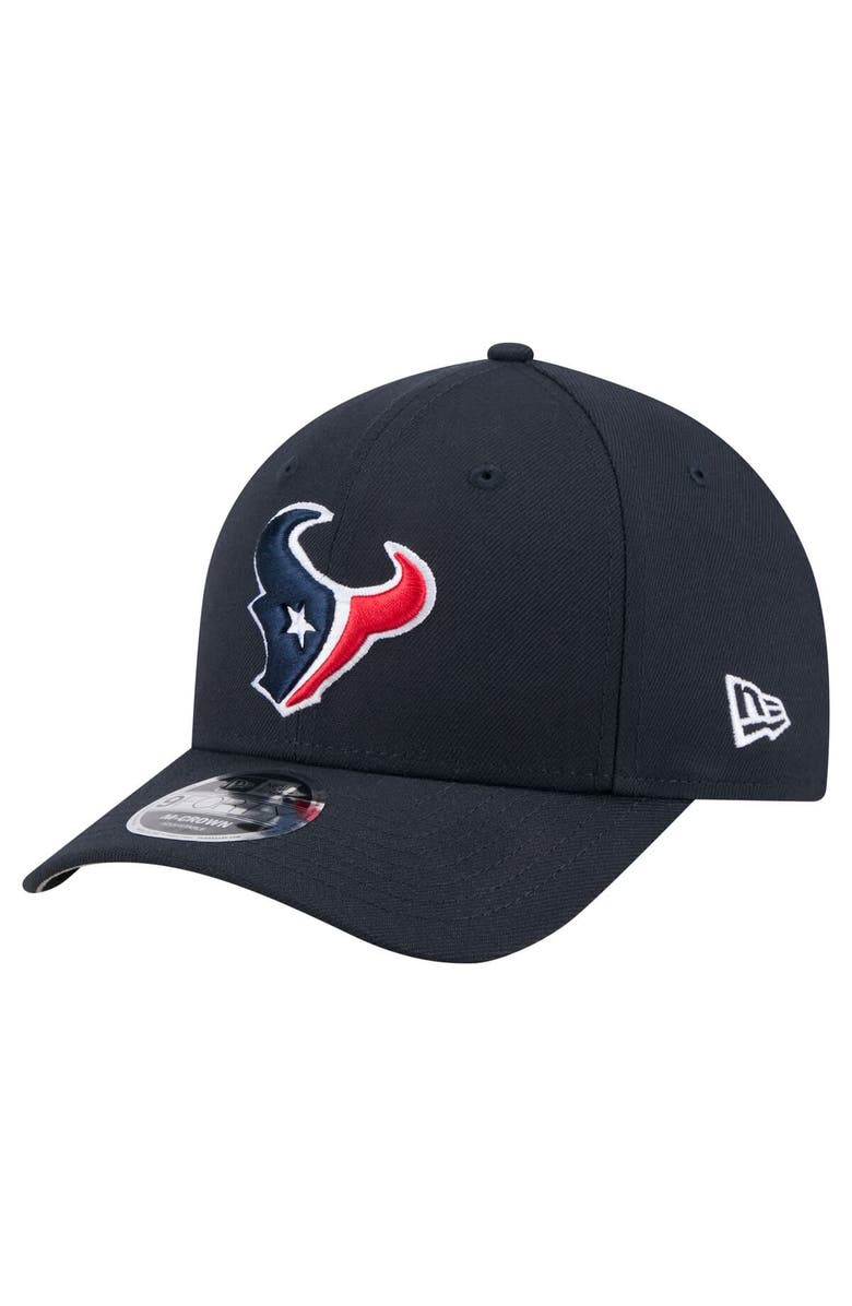 New Era Men's New Era Navy Houston Texans Team Collection 9FORTY M-Crown Adjustable Hat, Main, color,