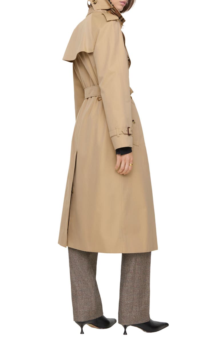 Burberry Waterloo Heritage Trench Coat, Alternate, color, Honey