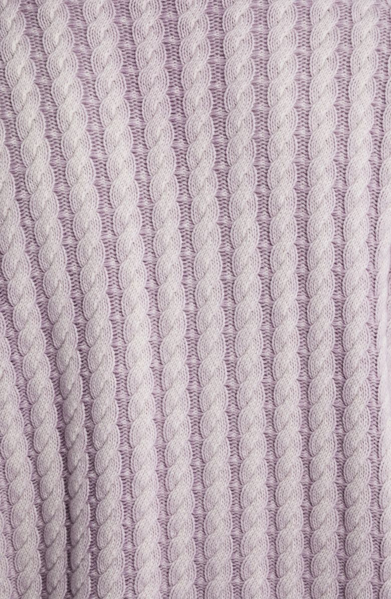 Barena Venezia Cable Knit Wool Blend Cardigan, Alternate, color, 