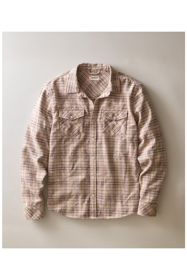 The Clark Corduroy Long Sleeve Button-Up Shirt, Alternate, color, BROWN PLAID