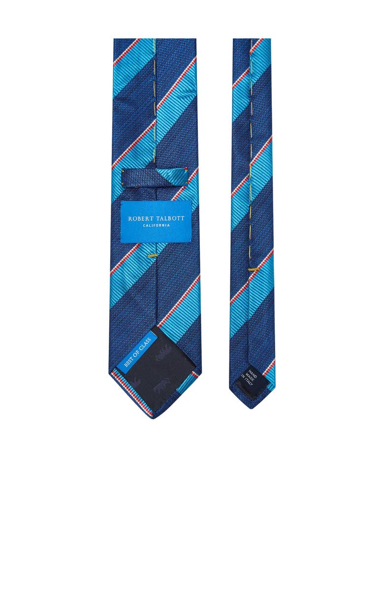 Robert Talbott Robert Bold Stripe Best of Class Necktie, Alternate, color, Blue