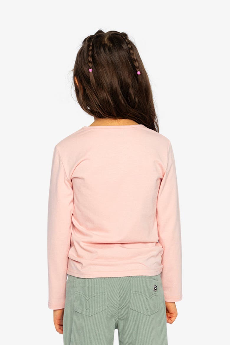 Whimsical Organic Cotton Long Sleeve T-Shirt, Alternate, color, Pale Dusty Pink