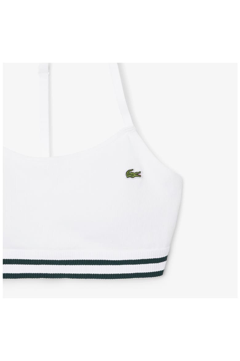 Brassiere Rib Bralette, Alternate, color, 001 - BLANC