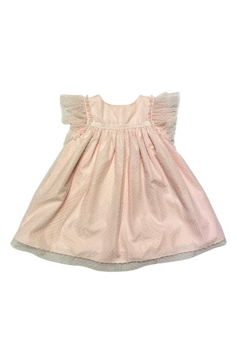 Mesh Dot Float Dress & Bloomers (Baby)