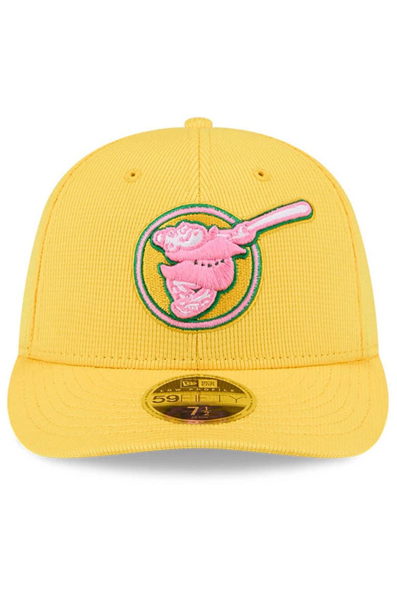 Men's New Era Yellow San Diego Padres City Connect Batting Practice Low Profile 59FIFTY Fitted Hat, Alternate, color, Yellow