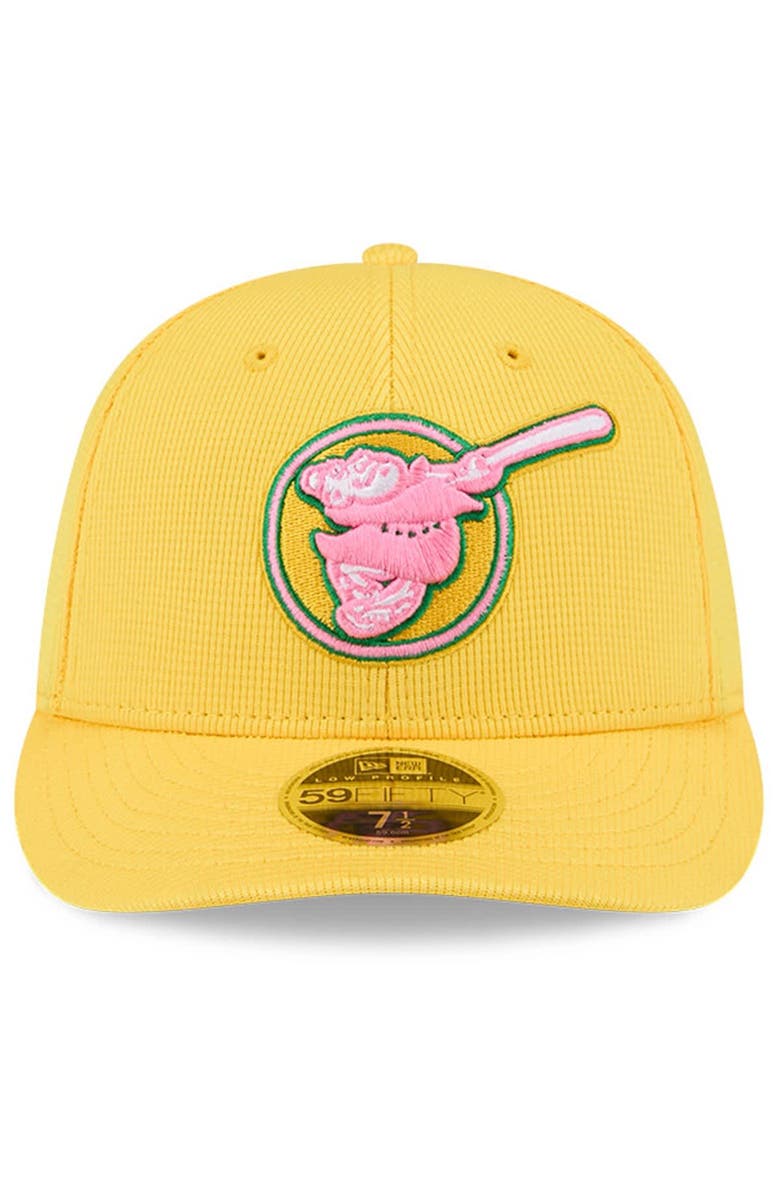 New Era Men's New Era Yellow San Diego Padres City Connect Batting Practice Low Profile 59FIFTY Fitted Hat, Alternate, color, Yellow