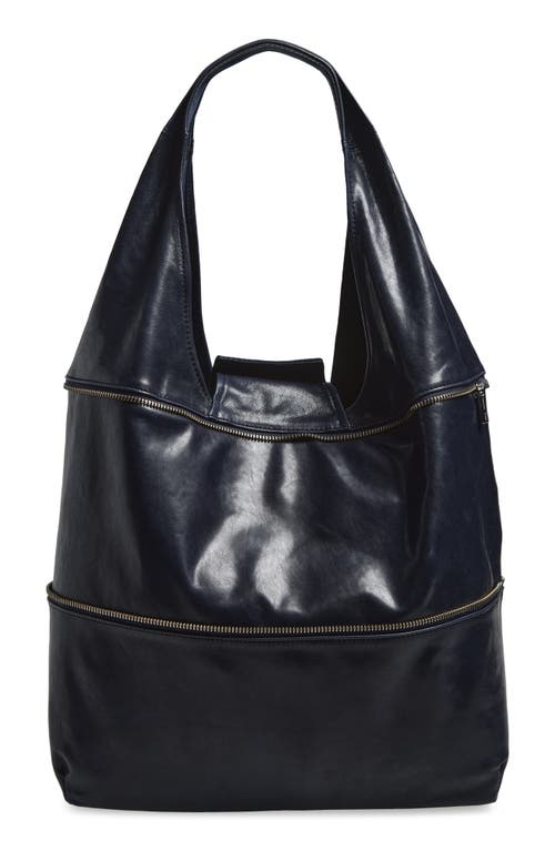 Paloma Wool Riba Convertible Leather Shoulder Bag In Blue