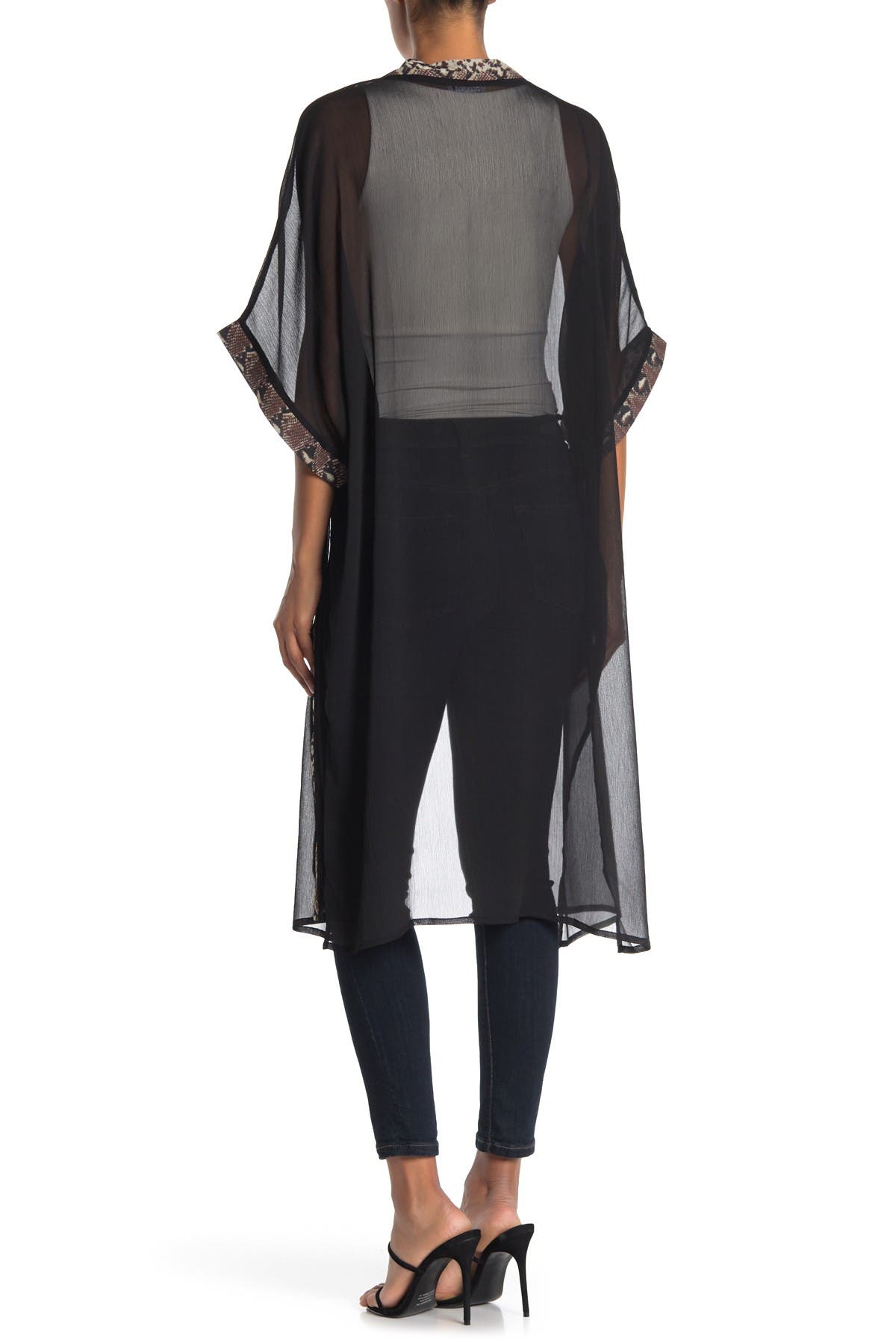 Accessory Street Python Placket Solid Ruana (Women) | Nordstromrack