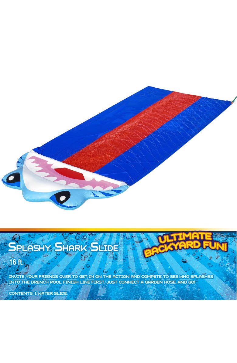 Bestway 16
Splashy Shark Lawn Water Slide, Alternate, color, Multicolored