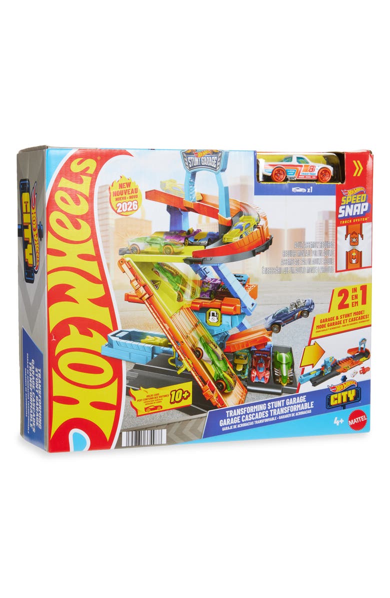 Hot Wheels City Stunt Garage Playset, Main, color, Stunt Garage