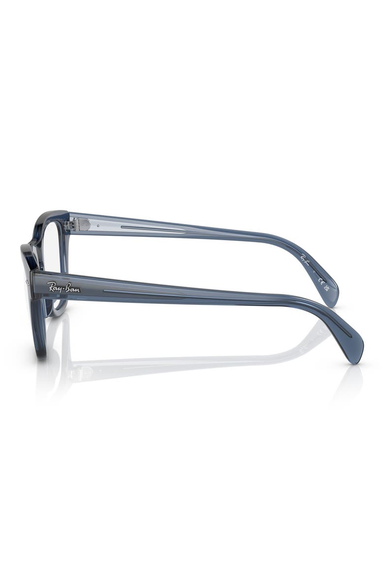 0RX0707V 48mm Square Optical Glasses, Alternate, color, BLUE
