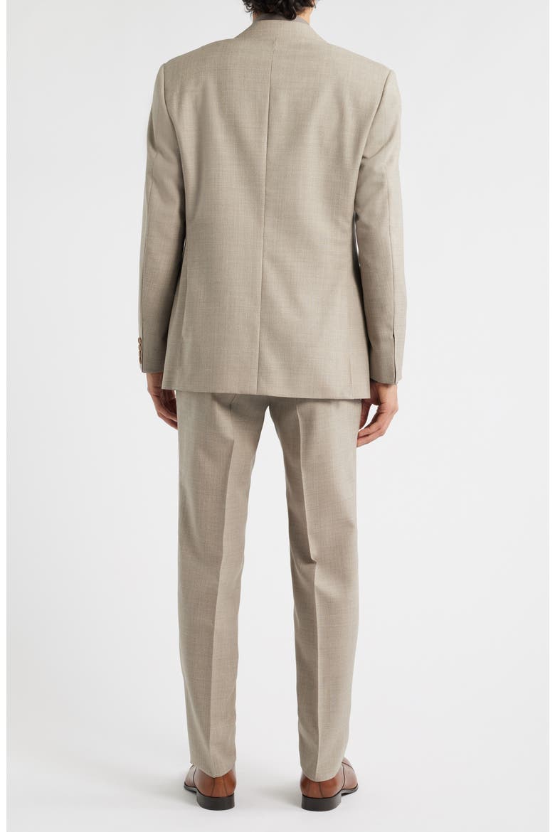 Siena Regular Fit Solid Tan Wool Suit, Alternate, color, BEIGE